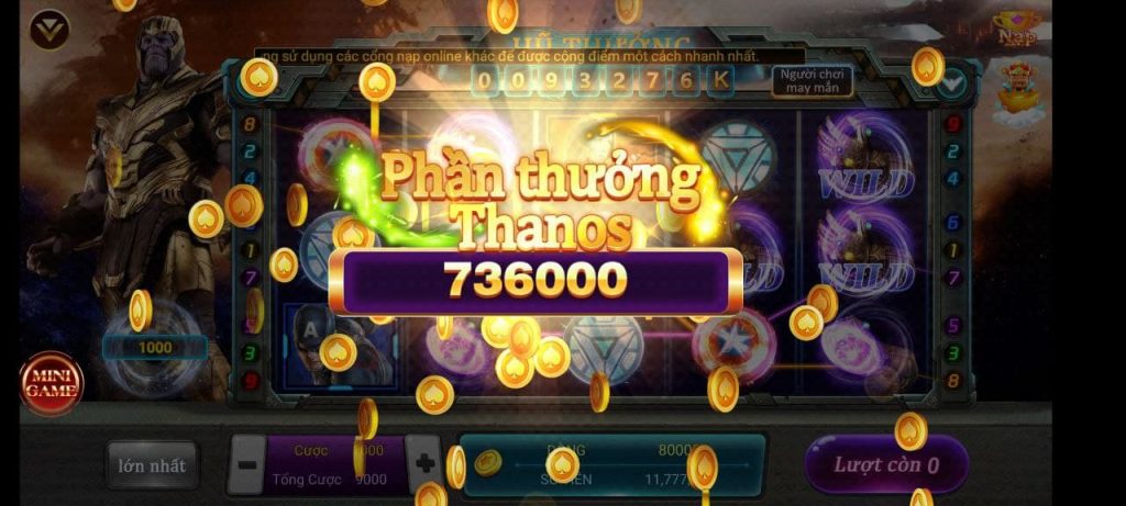 chiến thắng game avengers twin68